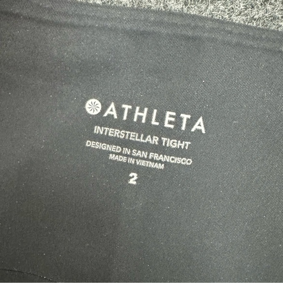 Athleta Interstellar Tights size 2 Black - Picture 4 of 8